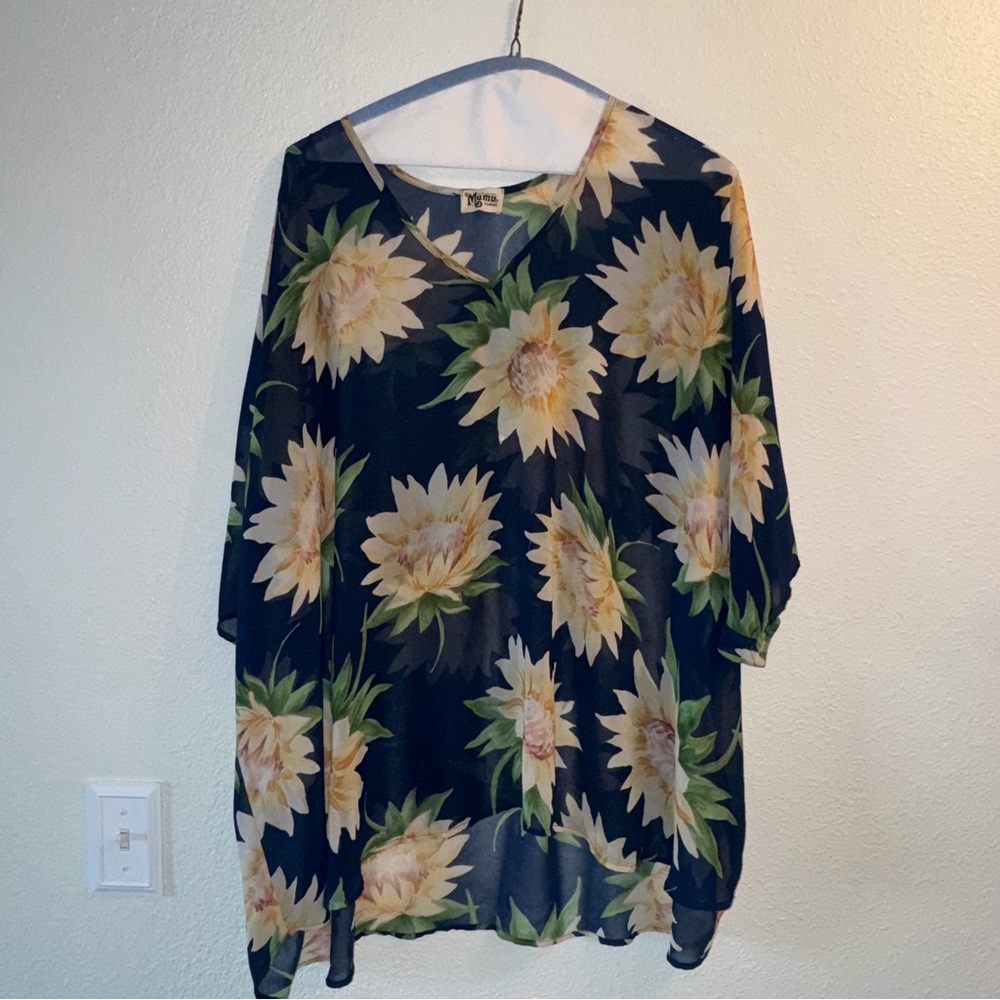 Show Me Your Mumu Peta Tunic in Birdie Ruffle.